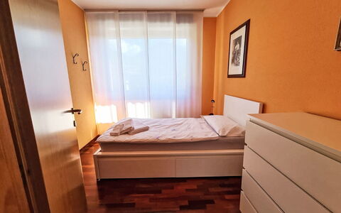 Francesca: Furniture, Bed, Bedroom, Floor, Flooring, Interior Design, Bed Sheet, Wood, Bedding, Room