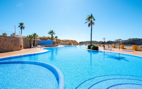 Montecala: Water, Sky, Swimming Pool, Tree, Body Of Water, Cloud, Arecales, Leisure, Aqua, Outdoor Furniture