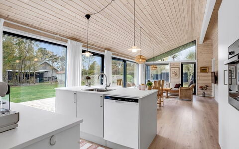 Aruna - 550M from the Sea: Wood, Home, Cottage, Hardwood, Siding, Garden Buildings, Plank, Wood Flooring, Winter, Kitchen