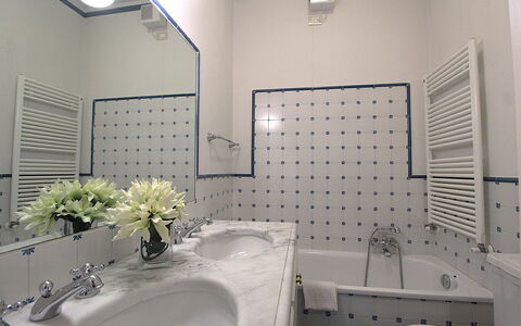 Il Vigneto, Verona, Pool, Wifi: Bathtub, Plumbing Fixture, Plant, Building, Property, Photograph, Flower, White, Bathroom, Black