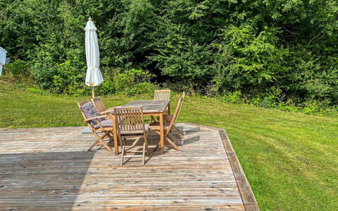 Ågot - 350M from the Sea: Furniture, Interior Design, Flooring, Floor, Ceiling, Room, Chair, Table, Apartment, Kitchen & Dining Room Table