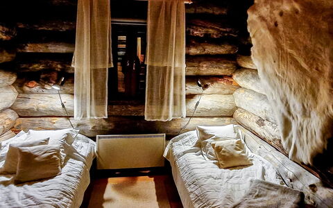 Villa Rokova: Bed, Bedroom, Bed Sheet, Furniture, Bedding, Wood, Interior Design, Linens, Room, Floor