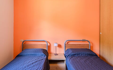 San Miro: Floor, Interior Design, Flooring, Bed, Bedroom, Ceiling, Room, Bed Frame, Furniture, Bed Sheet
