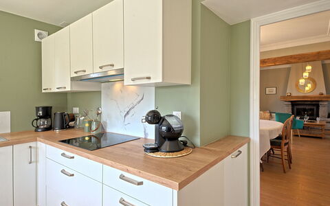 Ty Poulpry: Interior Design, Flooring, Countertop, Furniture, Cabinetry, Kitchen, Wood, Ceiling, Floor, Room
