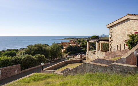 Villino Trilocale Apartments Seaside: Sky, Blue, Horizon, Architecture, Sea, Coastal And Oceanic Landforms, Coast, Ocean, Estate, Villa