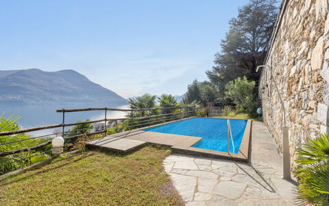 Brissago 130: Water, Property, Plant, Building, Azure, Sky, Window, Swimming Pool, Urban Design, Leisure