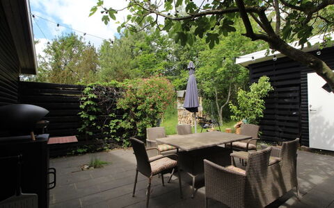 Mielikki - 2Km from the Sea: Furniture, Wood, Outdoor Furniture, Chair, Table, Outdoor Table, Garden, Shade, Backyard, Courtyard