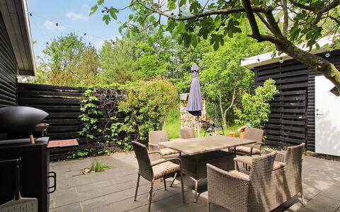Mielikki - 2Km from the Sea: Furniture, Wood, Outdoor Furniture, Chair, Table, Outdoor Table, Garden, Backyard, Shade