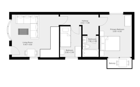 Harbourside Hideaway: Living Room