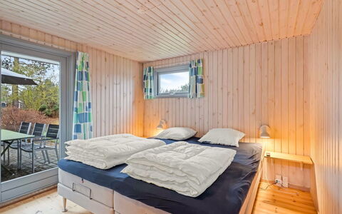 Gjorgjija - 50M from the Sea: Wood, Bedroom, Interior Design, Furniture, Floor, Bed, Ceiling, Home, Bed Sheet, Bedding