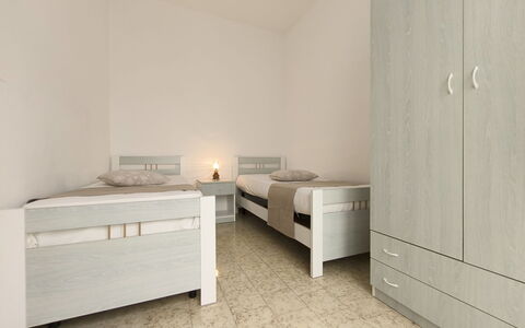 Ugento 1: Flooring, Floor, Interior Design, Bedroom, Apartment, Furniture, Room, Bed, Ceiling, Bed Frame