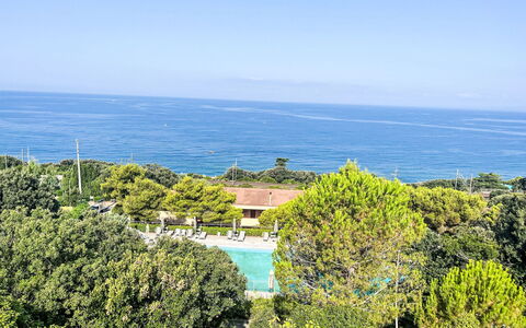 Castiglioncello 230: Sea, Ocean, Coast, Sunlight, Shade, Evening, Balcony, Awning, Beach, Shadow