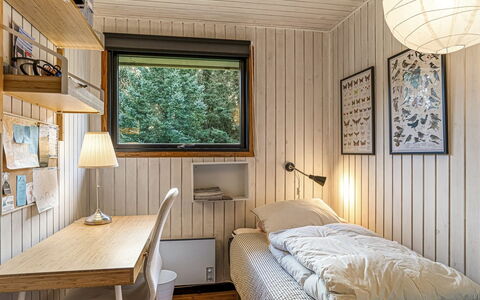 Star - 600M from the Sea: Interior Design, Wood, Bedroom, Ceiling, Floor, Flooring, Bed, Furniture, Light Fixture, Lighting
