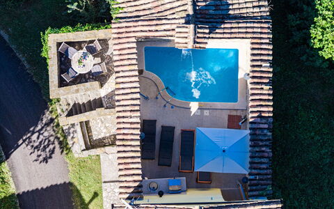 Franz: Blue, Swimming Pool, Outdoor Furniture, Furniture, Umbrella, Sunlounger, Resort, Chair, Shade, Eco Hotel