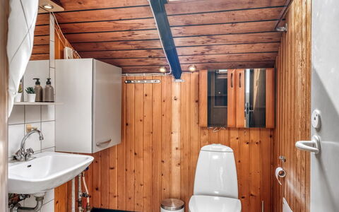 Jantje - 500M to the Fjord: Plumbing Fixture, Wood, Flooring, Toilet, Toilet Seat, Floor, Bathroom, Sink, Plumbing, Tap