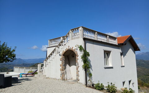 Villa dei Sogni: Wall, Architecture, Balcony, Estate, Stairs, Villa, Hacienda