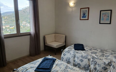Villa dei Sogni: Bedroom, Bed, Bed Sheet, Furniture, Bedding, Linens, Bed Frame, Room, Pillow, Mattress