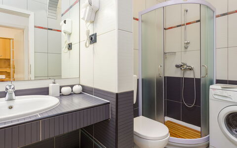 Villa Vizula: Bathroom Sink, Bathroom, Plumbing Fixture, Sink, Interior Design, Flooring, Floor, Tap, Toilet, Plumbing