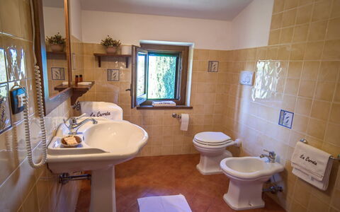 Villa del Lago: Flooring, Plumbing Fixture, Bathroom Sink, Bathroom, Sink, Interior Design, Floor, Tap, Furniture, Plumbing