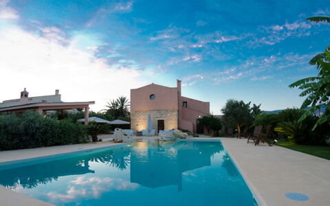 Villa dello Zingaro: Blue, Swimming Pool, Resort, Estate, Hacienda, Eco Hotel, Water Feature, Villa, Landscaping