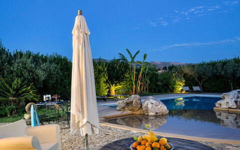 Villa dello Zingaro: Swimming Pool, Resort, Landscaping, Eco Hotel, Water Feature, Garden, Flowerpot, Hacienda, Umbrella, Estate