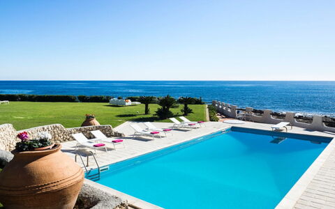 Villa Luna Blu: Blue, Sea, Swimming Pool, Leisure, Outdoor Furniture, Ocean, Resort, Coast, Vacation, Tropics
