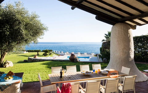 Villa Luna Blu: Blue, Furniture, Outdoor Furniture, Sea, Shade, Resort, Coast, Ocean, Leisure, Eco Hotel
