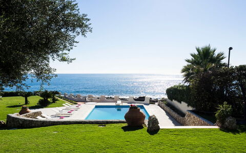 Villa Luna Blu: Blue, Sea, Swimming Pool, Leisure, Coast, Ocean, Vacation, Resort, Outdoor Furniture, Tropics