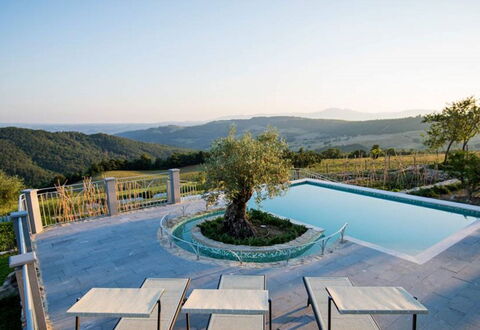 Villa Rufeno: Landscape, Hill, Mountain Range, Outdoor Furniture, Swimming Pool, Hill Station, Eco Hotel, Resort, Landscaping, Estate