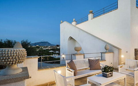 Villa della Laguna: Furniture, Chair, Apartment, Balcony, Houseplant, Resort, Villa, Estate, Shade, Design
