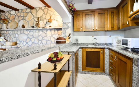 Villa Campanella: Countertop, Interior Design, Flooring, Furniture, Floor, Plumbing Fixture, Kitchen, Cabinetry, Tap, Sink