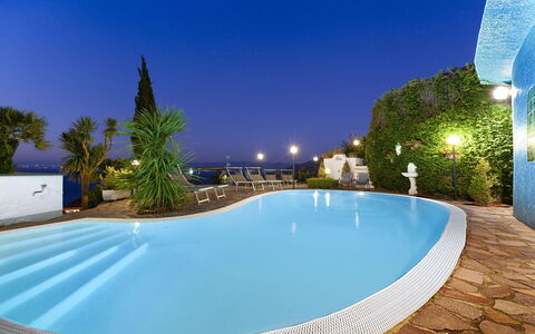 Villa Flora: Blue, Swimming Pool, Resort, Sea, Eco Hotel, Hotel, Outdoor Furniture, Resort Town, Umbrella