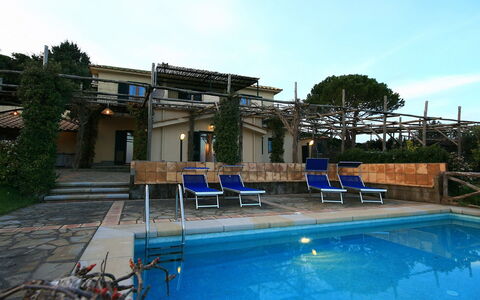 Villa Sant'Agata: Swimming Pool, Resort, Outdoor Furniture, Eco Hotel, Shade, Umbrella, Sunlounger, Hacienda, Estate, Hotel