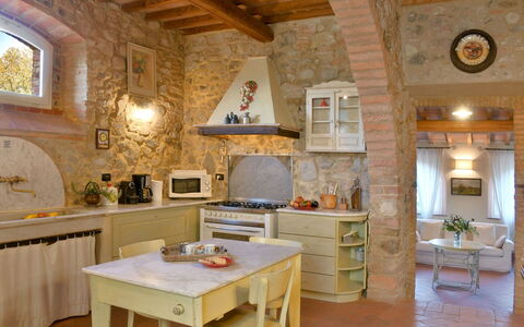Villa Anima: Furniture, Interior Design, Flooring, Ceiling, Kitchen, Floor, Lighting, Light Fixture, Room, Home