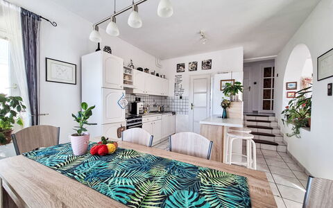 Bonika: Furniture, Interior Design, Flooring, Floor, Chair, Table, Wood, Room, Ceiling, Dining Room