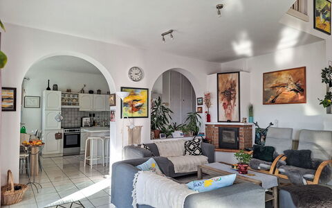 Bonika: Furniture, Interior Design, Couch, Flooring, Floor, Living Room, Ceiling, Table, Room, Apartment