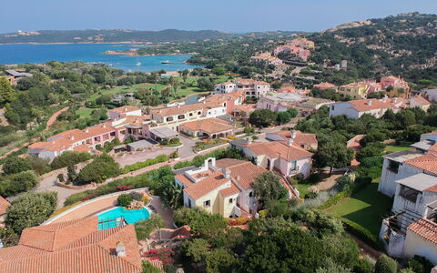 Porto Cervo Apartments Wifi And Ac: House, Residential Area, Coast, Summer, Coastal And Oceanic Landforms, Landscape, Home, Sea, Human Settlement, Village