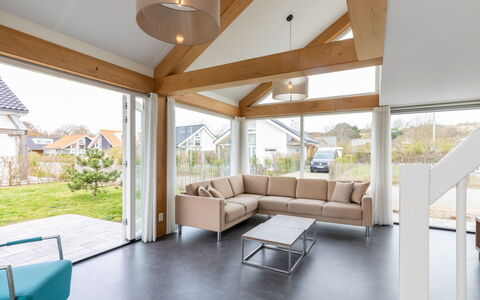 Duinzicht Renesse: Flooring, Wood, Interior Design, Floor, Ceiling, Couch, Furniture, Home, Living Room, Wood Flooring