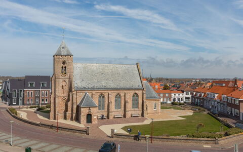Bon Zoutelande: Sky, Church, Spire, Steeple