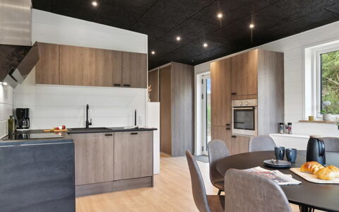 Danske - 6.8Km from the Sea: Furniture, Interior Design, Flooring, Kitchen, Countertop, Light Fixture, Ceiling, Wood, Floor, Kitchen Appliance