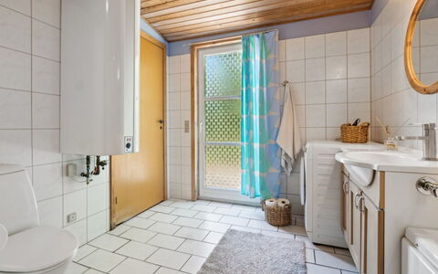 Sylvie - 400M from the Sea: Bathroom, Plumbing Fixture, Flooring, Interior Design, Floor, Sink, Bathroom Sink, Tap, Toilet, Plumbing
