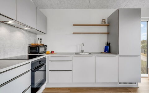 Kjeld - from the Sea: Kitchen, Kitchen Appliance, Countertop, Flooring, Major Appliance, Wood, Interior Design, Cabinetry, Furniture, Home Appliance