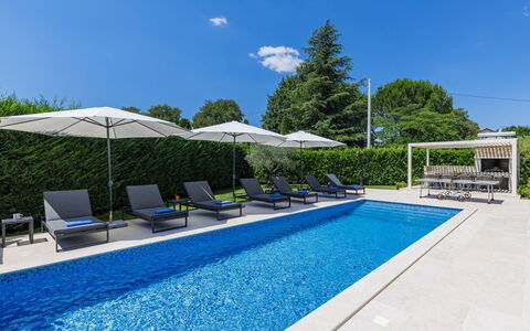 Frani: Swimming Pool, Blue, Outdoor Furniture, Resort, Composite Material, Sunlounger, Eco Hotel, Shade, Garden, Leisure
