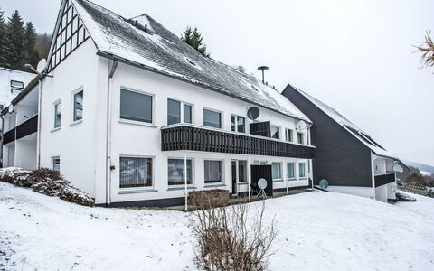 Rothaarsteig: Building, Home, House, Roof, Architecture, Residential Area, Cottage, Winter, Freezing, Snow