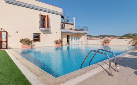 Le Fontane Apartments In Villasimius: Swimming Pool, Resort, Hotel, Thermae, Resort Town, Leisure Centre, Villa, Eco Hotel, Houseplant, Hacienda