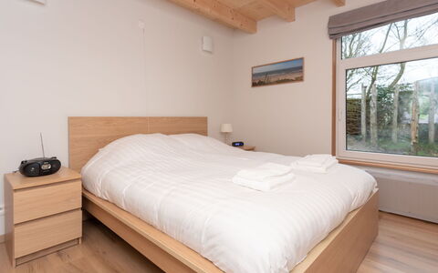 Horizon by the Sea: Bed, Bedroom, Wood, Floor, Flooring, Bed Sheet, Interior Design, Bedding, Room, Furniture