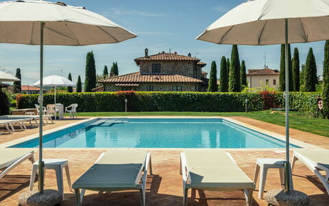 Il Noceto: Swimming Pool, Outdoor Furniture, Sunlounger, Resort, Outdoor Table, Umbrella, Eco Hotel, Villa, Chair, Shade