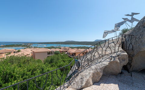 Golfo Aranci Apartments With Ac: Sky, Shade, Coast, Balcony