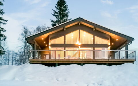 Lakeside Villa: Bed, Furniture, Bedroom, Interior Design, Bedding, Bed Sheet, Flooring, Wood, Floor, Room