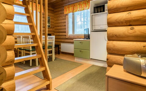 Kilpolan Karoliina: Wood, Flooring, Floor, Interior Design, Furniture, Ceiling, Wood Stain, Room, Log Cabin, Wood Flooring